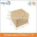 The best price take away kraft paper cake box ,luxury paper kraft paper cake box